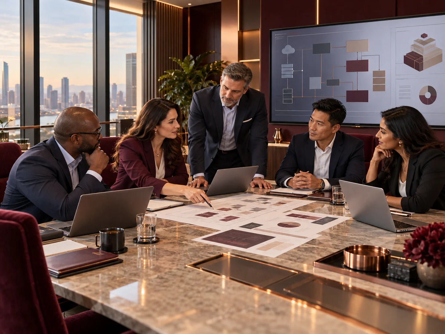 Technology consulting team planning strategy
